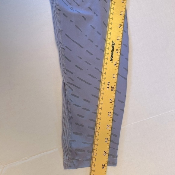 Nike Fast Dri fit running legging tights with reflective streaks in size L. G5 - Picture 8 of 16